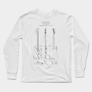 GUITAR patent Long Sleeve T-Shirt